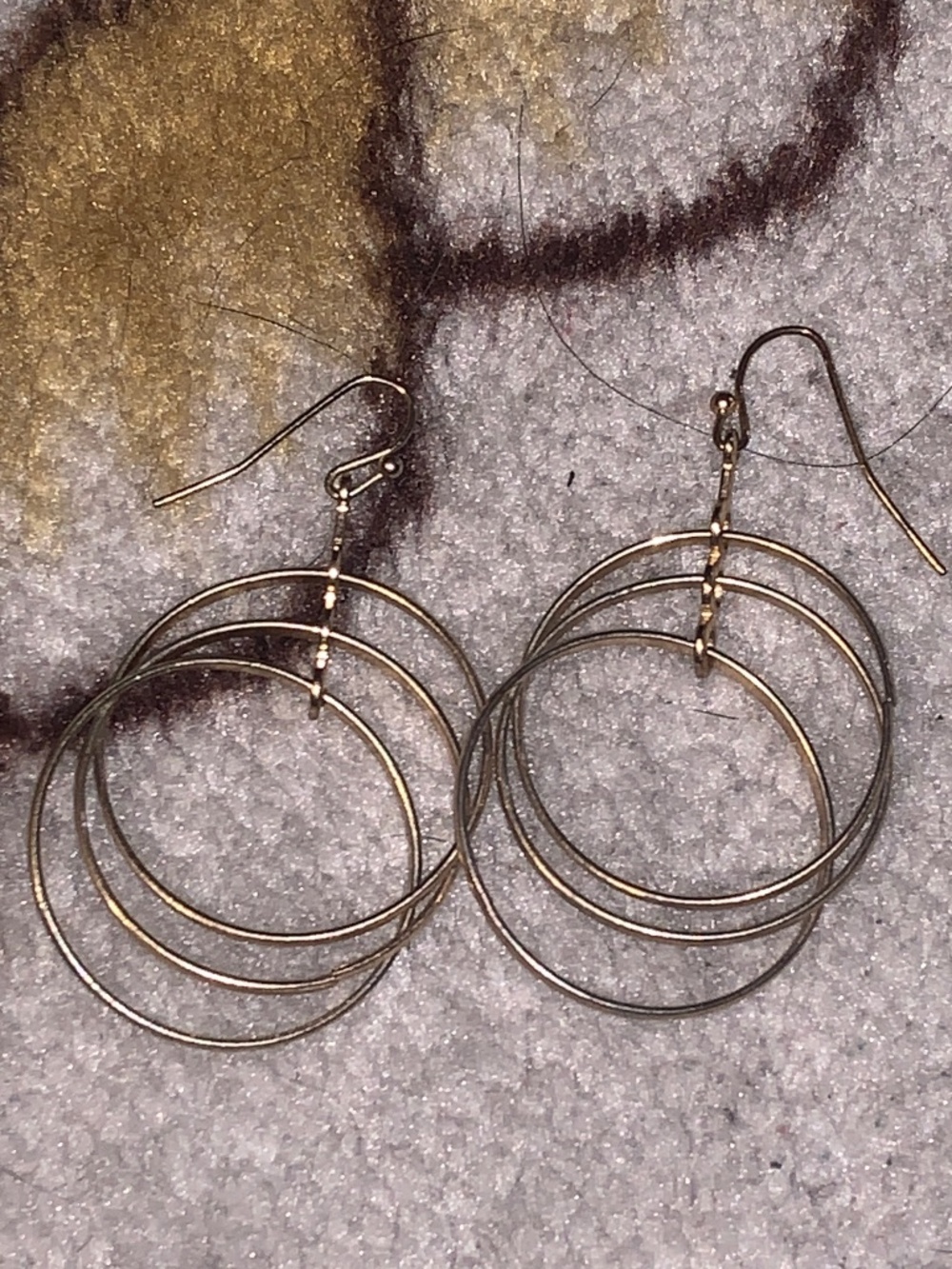 Gold-Tone Multi-Hoop Dangle Earrings - Women Jewelry